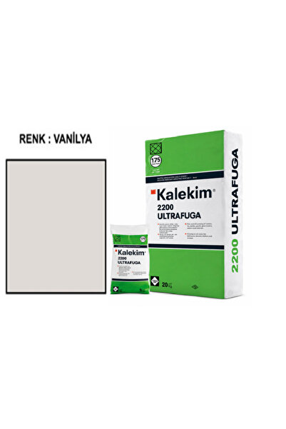 Kalekim VANİLYA RENGİ 2200 ULTRA FUGA Silikon Katkılı, Yüksek Performanslı Se...