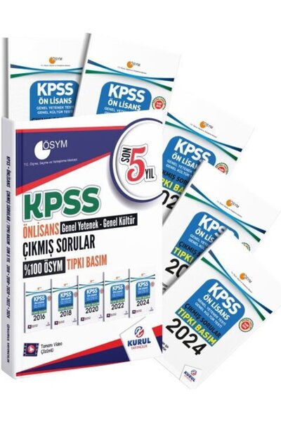 Anla Kazan Yayınları Kurul 2026 KPSS Önlisans Genel Yetenek Genel Kültür Son ...
