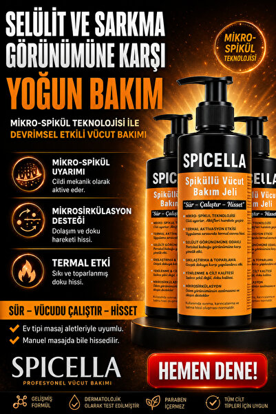 SPICELLA Spiküllü Vücut Bakım Jeli