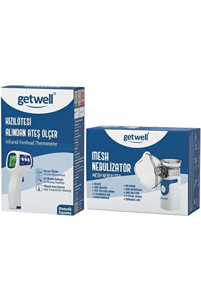 Getwell (Avantaj Pk 1) Ateş Ölçer Kızıl Ötesi Alından - Temassız / Mesh Nebul...