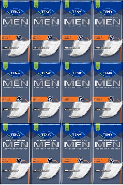 TENA Men Absorbent Protection Level 3 Men's Bladder Pad 192 Pieces