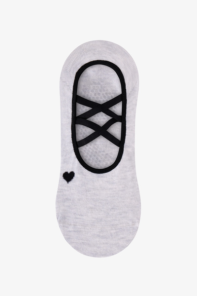Penti Seamless Cotton Heart Patterned Pilates & Yoga Socks