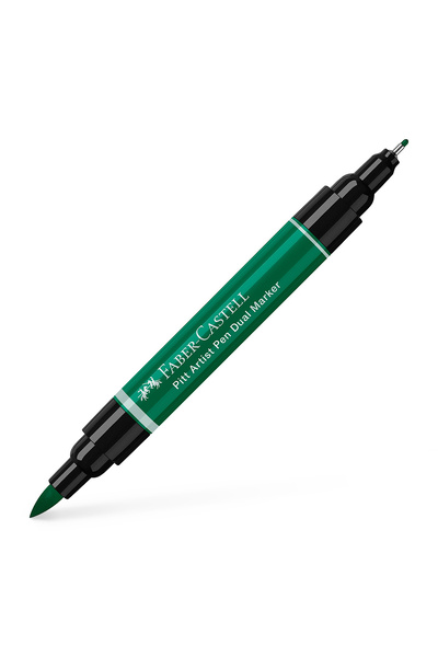 Faber Castell Pitt Artist Pen Dual Marker Verde Phthalo Inchis 264 Faber-Castell