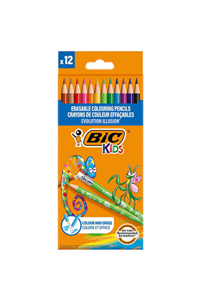 Bic Creioane colorate Evolution Illusion 2.8 mm 12 buc. Copii