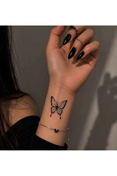 Generic Minimal Kadın Geçici Dövme Tattoo Sticker Estetik Kol Bilek Tiny Tatt...
