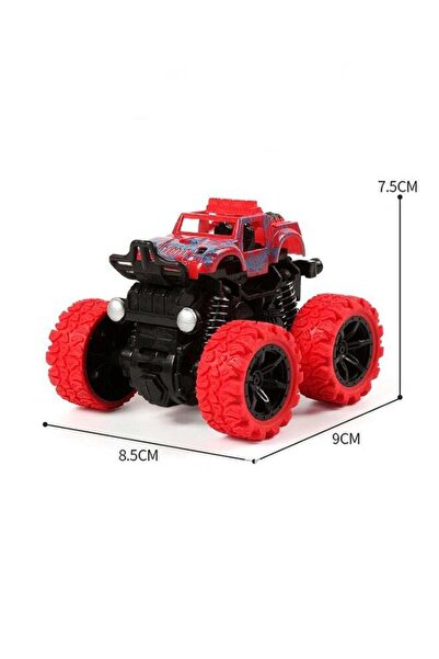 Arabest 4-Piece Monster Truck Toy, Friction Powered Inertia Cars for Boys and...