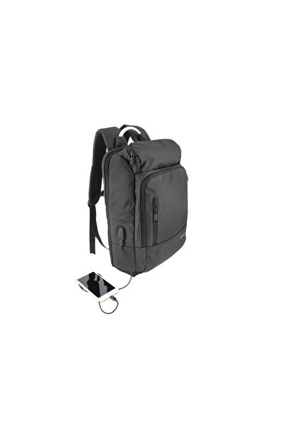 TELLUR Rucsac pentru laptop Business L, cu port USB, 17,3", negru