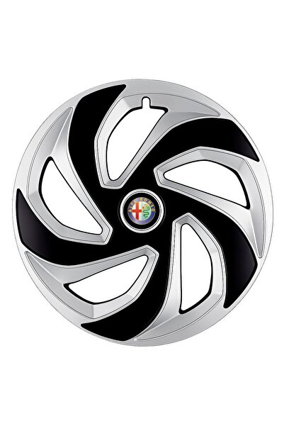 Autohelix MSA Set de 4 capace roți Lama dublu cromate R14 pentru gama auto Al...