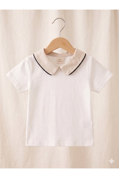 genybaby Baby Boy Classic Salopet Set Striped Suspender Pants Shirt Collar 0-12 Months