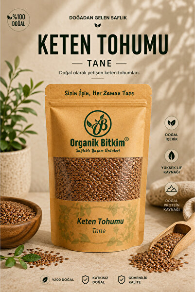 OB Organik Bitkim Keten Tohumu Tane 1000 gr