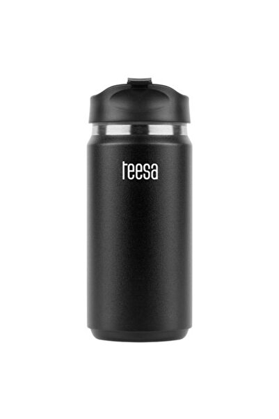 Teesa Termos negru, 350 ml, din oțel inoxidabil