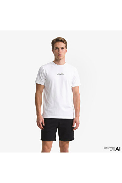 THE NORTH FACE Odles Tech Erkek Beyaz T-Shirt