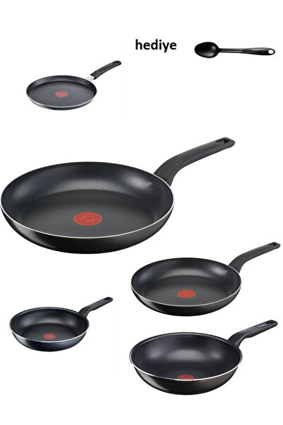 TEFAL Titanyum 2X XL Force Difüzyon Tabanlı Tava - 28+26+20 cm TAVA+1x 25KREP...