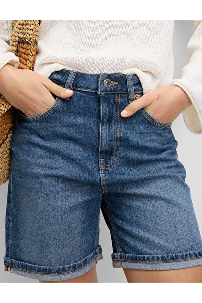Marks & Spencer Denim Boyfriend Şort