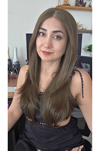 Perukçu Alev GERÇEK SAÇ DOKUSUNDA HERYÖNE AYRILAN SENTETİK TÜL PERUK /PERUKÇU...