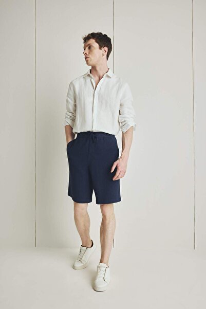 DeFacto Relax Fit Sommer-Shorts aus Leinenmischung D8835AX25SM