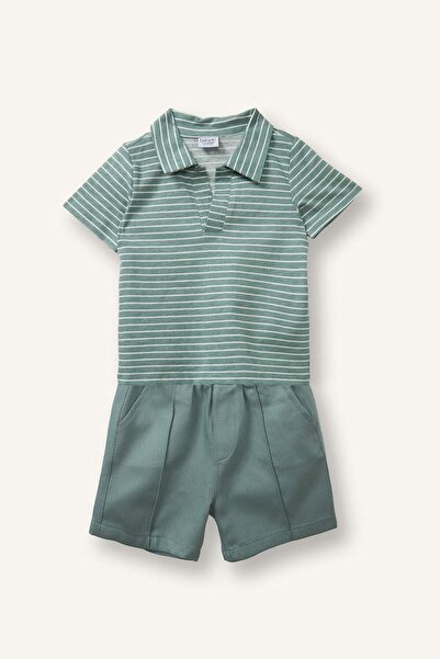 DeFacto Striped 2-Piece Set for Baby Boy H4783A526Hs