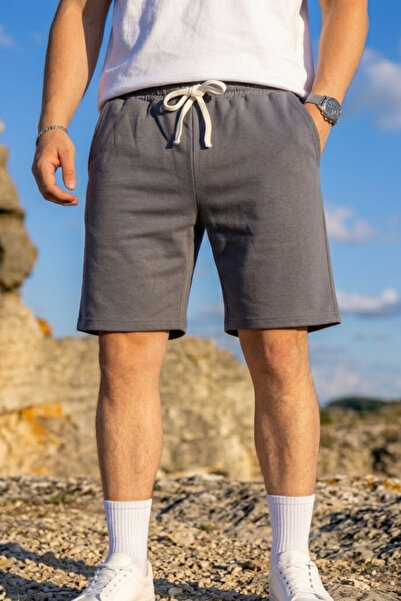 COMBİNE MİCHAİL Erkek Pamuklu Casual Cepli Bol Füme Şort