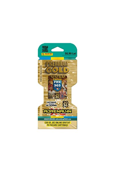 Panini Set de pachete de cărți Premium Gold, FIFA 365 Adrenalyne 2025-2026