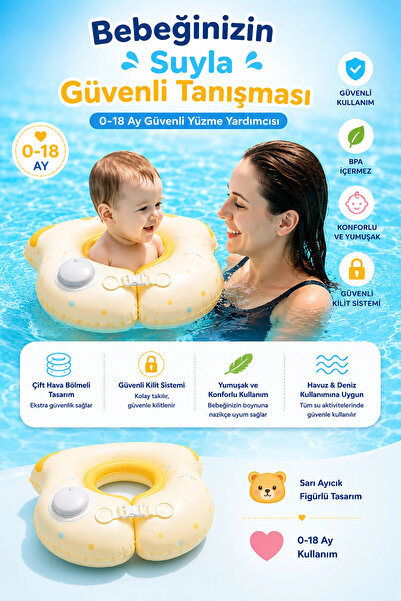 BigsToy Bebek Havuz ve Deniz Simidi Kendi Şişen Pompasız Yeni Model