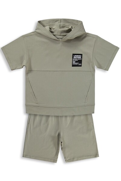 Civil Boys Urban Label 6-9 Years Old Set - Gray