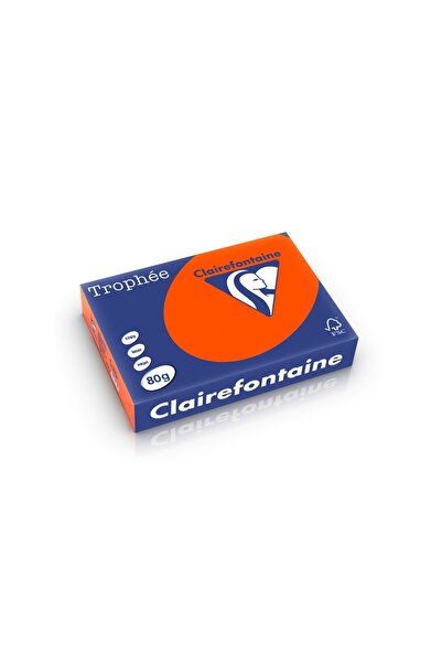 Clairefontaine Hârtie A4 80 g/m² Culoare intensă 500 coli/reamă Portocaliu