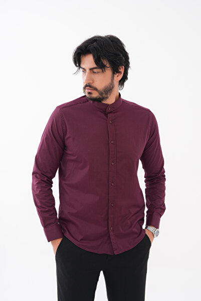 GustmanModa BORDO HAKİM YAKA GÖMLEK