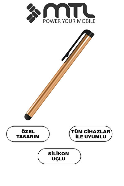MTL Dokunmatik Tablet Kalemi Universal Silikon Uçlu Tablet Telefon Kalemi Çiz...