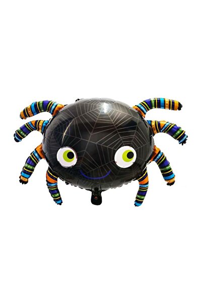 partidolu Halloween Örümcek Şeklinde Folyo Balon 88 x 55 cm 2222