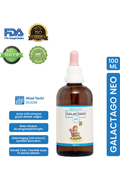 Galactago Neo 100 ML Bitkisel Damla (Emziren Anneler İçin)
