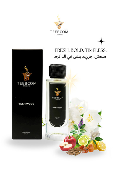 TEEBCOM عطر خشبي منعش |   عطر عربي طويل الأمد، عطر فاخر عالي الجودة - 100 مل