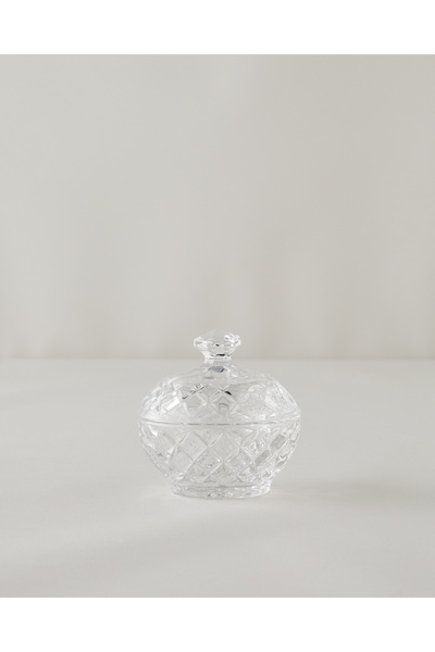 English Home Diamond Gleam Cam Şekerlik 9,5X10 CM Şeffaf