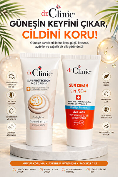 Dr. Clinic مجموعة أحذية واقية من الشمس المضيئة