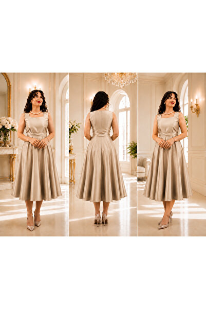 Butik AURA BEJ ELBİSE