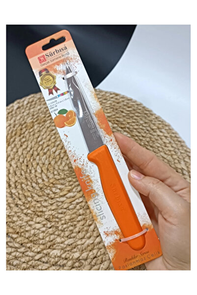 Sürbisa Sürmene 61004 Mutfak Bıçağı (9,50 Cm) Turuncu