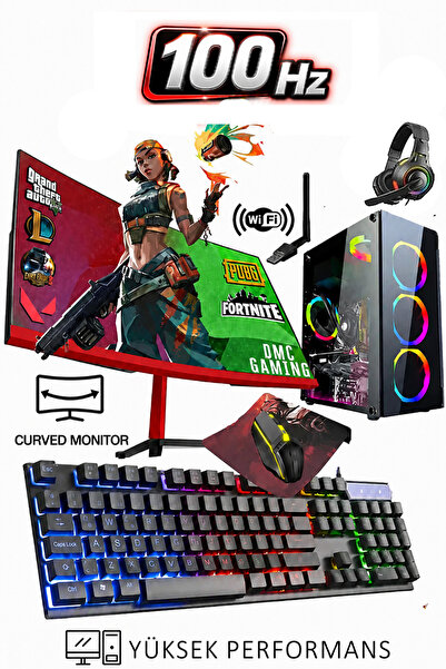 Dmc N90x (GTA 5) I7-860,16GB RAM,256GB SSD,4GB R7240 128BİT,24"100hz Curved O...