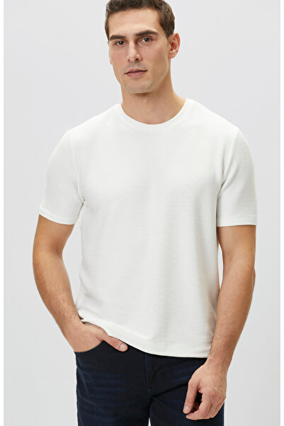Network Ekru Jakarlı T-shirt