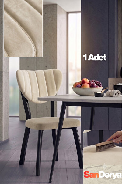 FAYMEND 1 Adet Elma Model Mutfak Sandalyesi Salon Sandalyesi Yemek Sandalyesi...