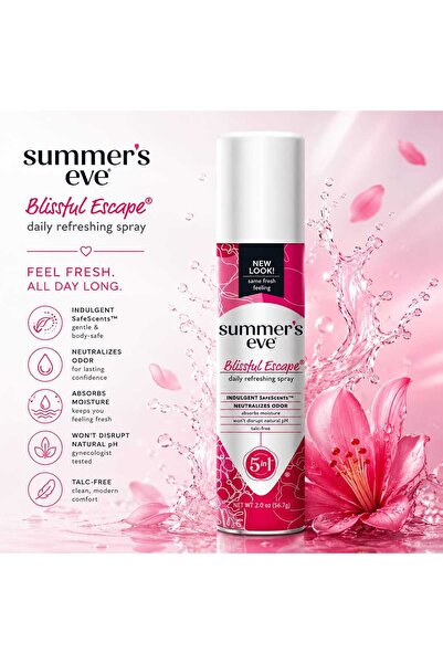 Summer's Eve بخاخ نسائي منعش يومي Blissful Escape 56.7 جرام