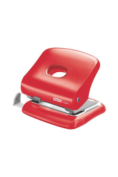 Rapid Perforator cu 30 de găuri model FC30 roșu deschis