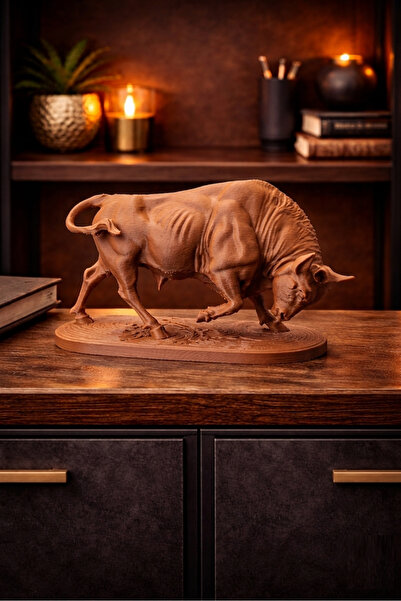 Statue of Kadıköy Bull - Symbol of Power and Nobility, Office and Decoration Figure Trinket