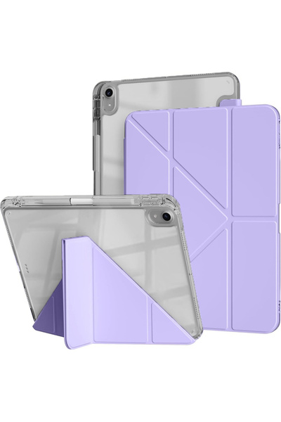 UnDePlus Apple iPad Air 11inç M4/M3/M2 Air 4/5.Nesil 10.9 Kılıf Mika Trifoldi...