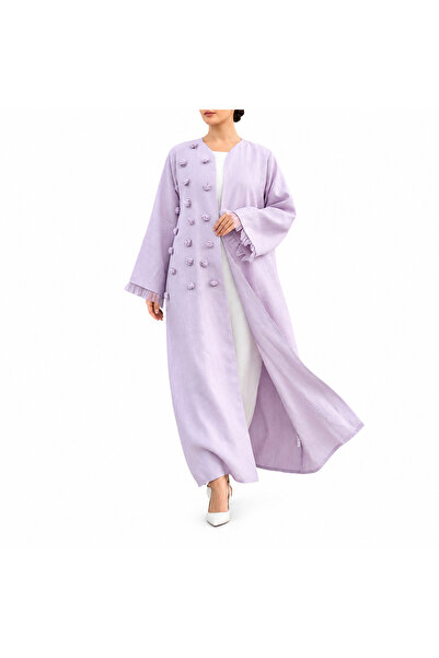 Dakakeen Concept Lavender “Al-Musammimah Nashl” Abaya – Elegant & Refined Sof...