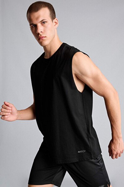 DeFacto Boxy Fit Crew Neck Sportswear Athlete A1821AX24HS