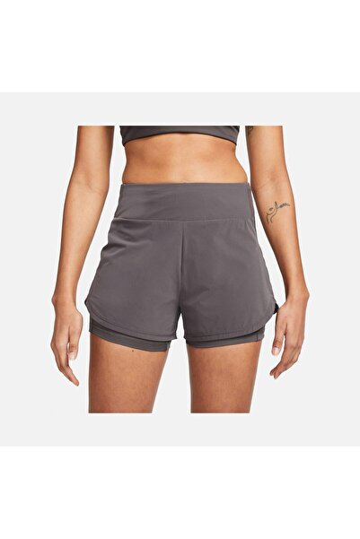 Nike Dri-Fit Bliss Mid-Rise 3" 2-in-1 Training Kadın Şort DX6022-254