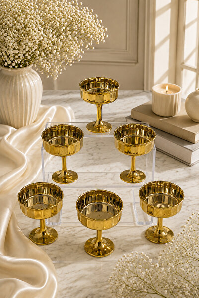 Elegance Series Titanium Plated Turkish Delight Holder – Stylish Presentation – Dowry – Modern Design