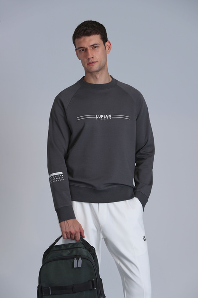 Lufian Squıre Erkek Sweatshirt Haki