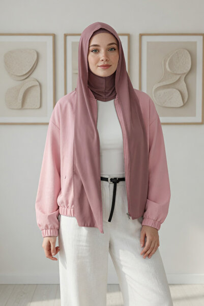 Aisha's Design Set dublu de șal creponat și bonete din bumbac pieptănat, PS-5...