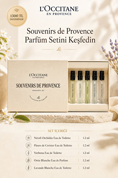 L'Occitane Parfüm Keşif Seti, 5'li, 5x1.2 ml