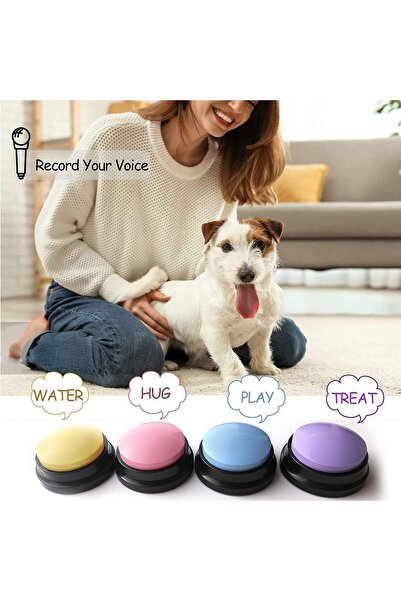 Yelajoy Dog Buttons for Communication, ABS Plastic, Recordable Voice for Dog,...